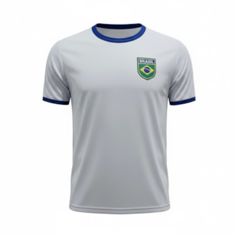 Camisa Brasil Uniforme 3 Torcedor Branco - Masculino