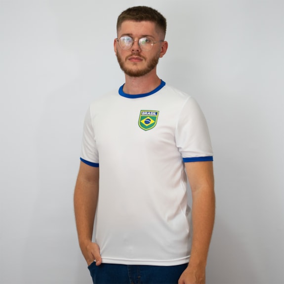 Camisa Brasil Uniforme 3 Torcedor Branco - Masculino