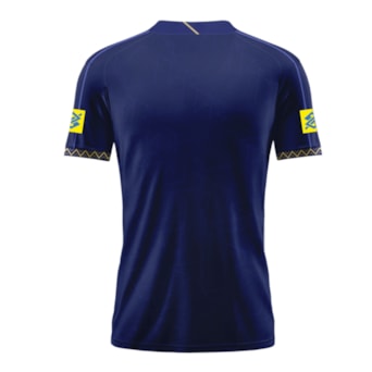 Camisa Brasil Vôlei Volt 2025 Jogo 2 Azul - Masculino
