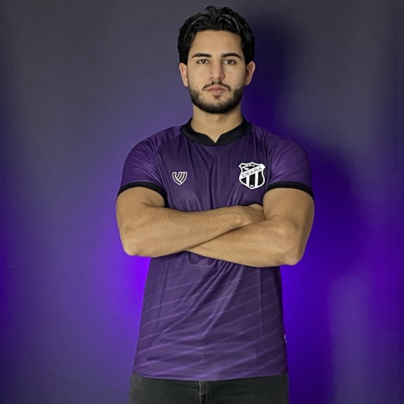 Camisa Ceará 2025 Uniforme 1 Goleiro Roxo - Masculino