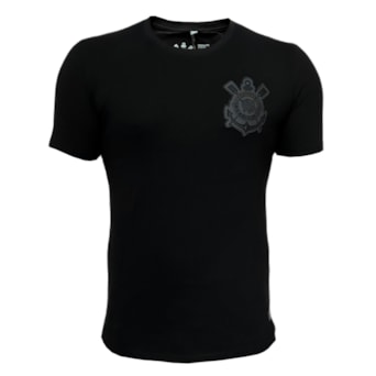 Camisa Corinthians All Black Algodão - Masculino