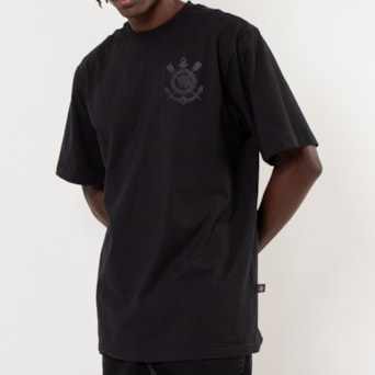 Camisa Corinthians All Black Mosqueteiro - Masculino