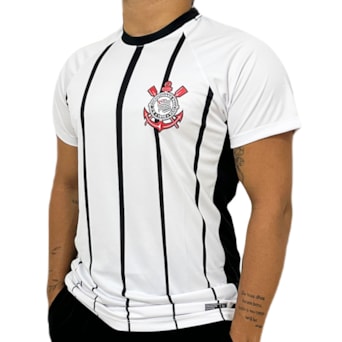 Camisa Corinthians Alvinegro Raglan - Masculino