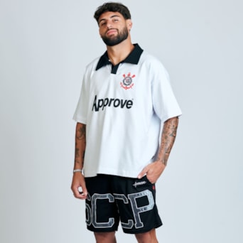 Camisa Corinthians Approve Polo Oversized Basic - Masculino