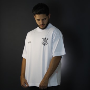 Camisa Corinthians Approve São Jorge Branca - Masculino
