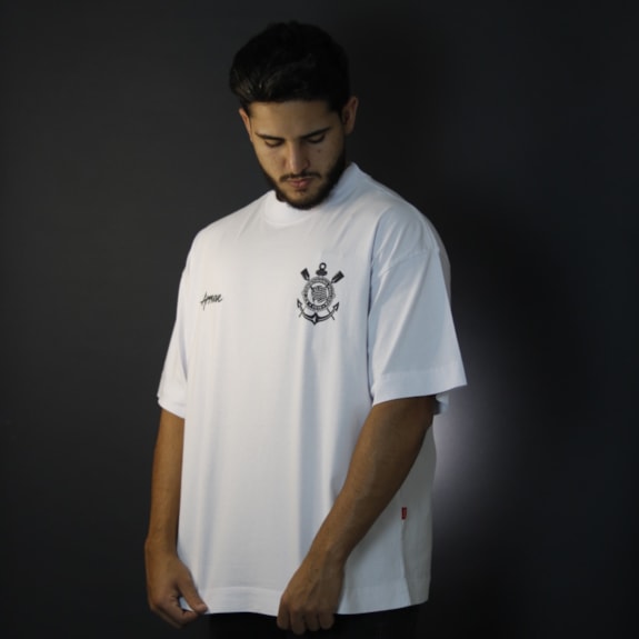 Camisa Corinthians Approve São Jorge Branca - Masculino