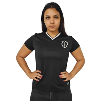 Camisa Corinthians Baby Look Símbolo CP - Feminina