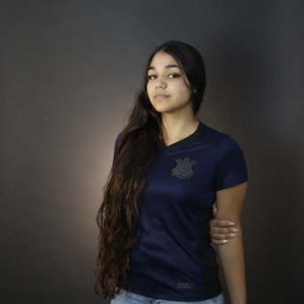 Camisa Corinthians Classic Fitness Roxo - Feminina