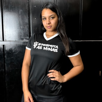 Camisa Corinthians Coimbra Respeita As Minas - Feminina