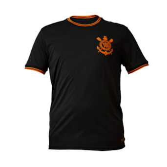 Camisa Corinthians Estampada Dry Laranja -  Masculino