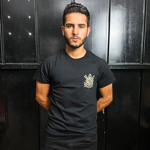 Camisa Corinthians Golden Algodão - Masculino