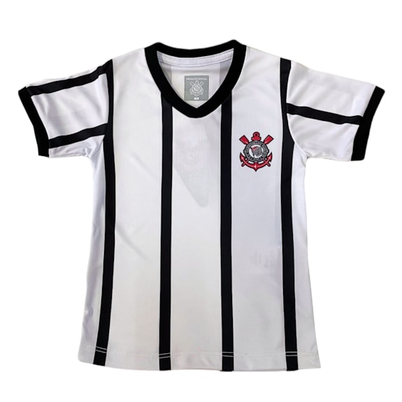 Camisa Corinthians Jogo Stripes - Infantil