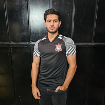 Camisa Corinthians Lines Preta - Masculino