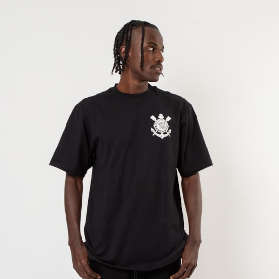 Camisa Corinthians Oversized São Jorge Algodão - Masculino