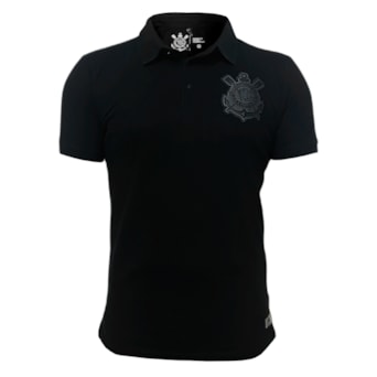 Camisa Corinthians Polo All Black - Masculino