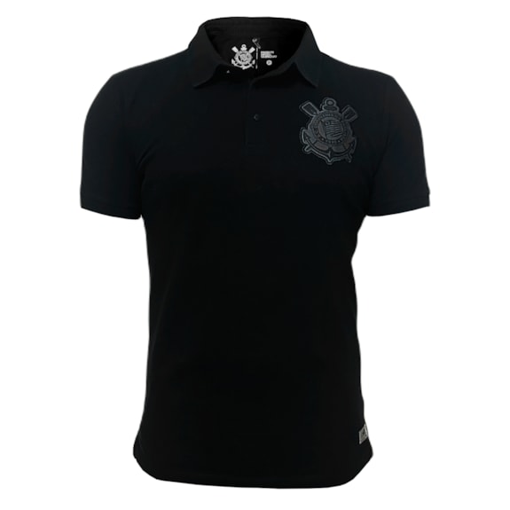 Camisa Corinthians Polo All Black - Masculino