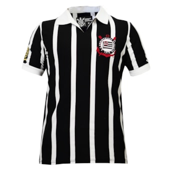 Camisa Corinthians Polo Retrô 1954 IV Centenário Paulista - Masculino