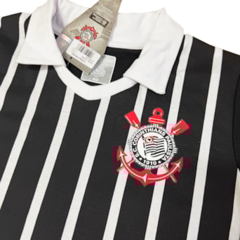 Camisa Corinthians Polo Vintage - Infantil