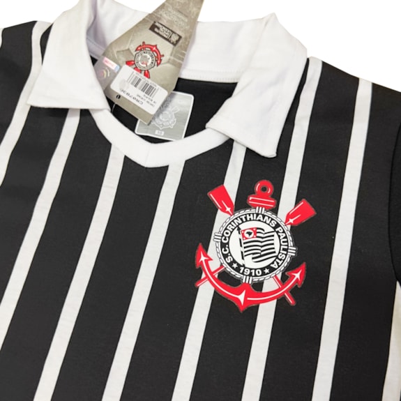 Camisa Corinthians Polo Vintage - Infantil