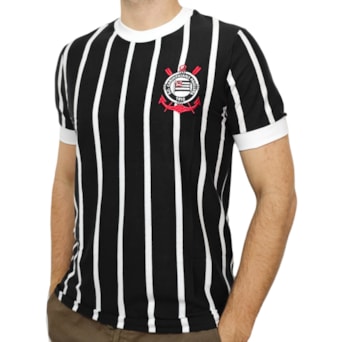 Camisa Corinthians Retrô 1977 Campeão Paulista - Masculino