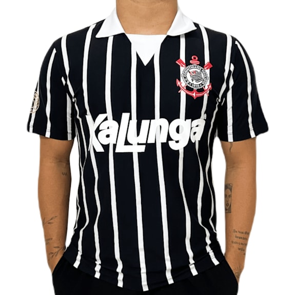 Camisa Corinthians Retrô Kalunga 1990 - Masculino