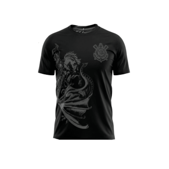 Camisa Corinthians São Jorge Preta - Masculino