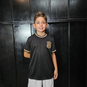 Camisa Corinthians Símbolo Gold -  Infantil
