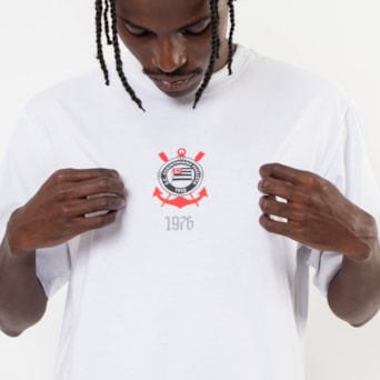 Camisa Corinthians Street Invasão Maracanã 1976 - Masculino