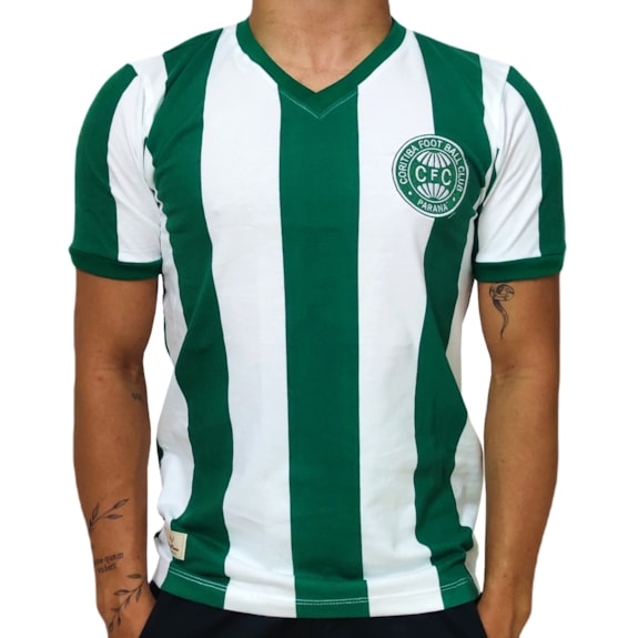 Camisa Coritiba Retro 1985 Campeão Brasileiro - Masculino
