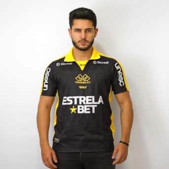 Camisa Criciúma Volt 2025 Uniforme 3 Torcedor Número 90 - Masculino