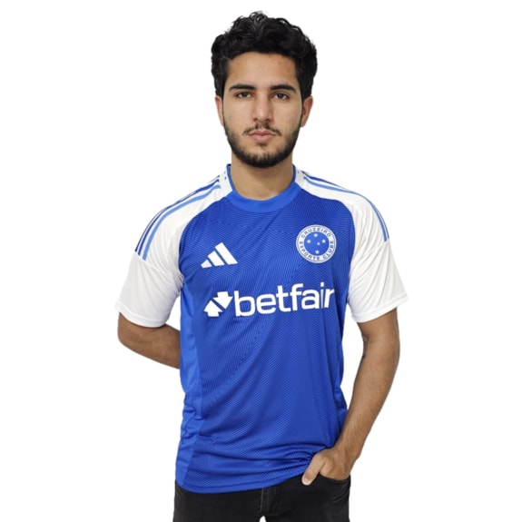 Camisa Cruzeiro Adidas 2025/2026 Uniforme 1 - Masculino