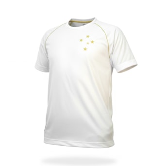 Camisa Cruzeiro Basic Branca Gold - Masculino