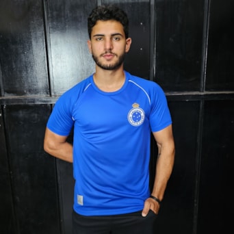 Camisa Cruzeiro Basic Celeste - Masculino