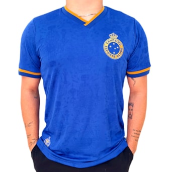 Camisa Cruzeiro Retrô Tríplice Coroa 2003 - Masculino