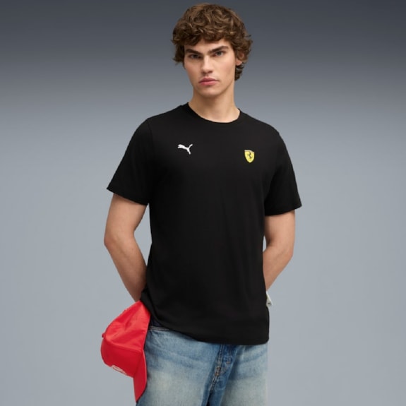 Camisa Ferrari Puma Sportswear Car Black - Masculino
