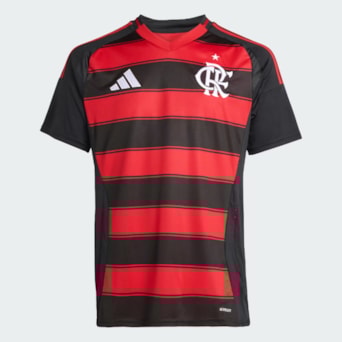 Camisa Flamengo Adidas 2025 Uniforme 1 Torcedor - Masculino
