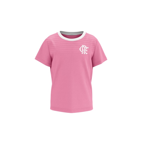 Camisa Flamengo Afeto Rosa - Infantil