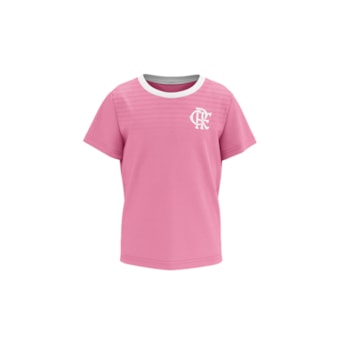 Camisa Flamengo Afeto Rosa - Infantil