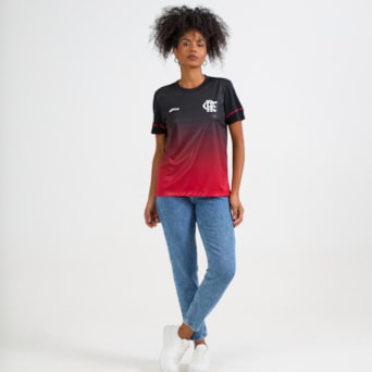 Camisa Flamengo Baby Look Canastra - Feminina
