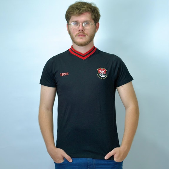 Camisa Flamengo Casual Ship Algodão - Masculino
