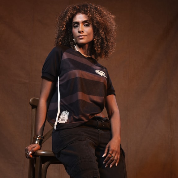 Camisa Flamengo Consciência Negra Diamante - Feminino