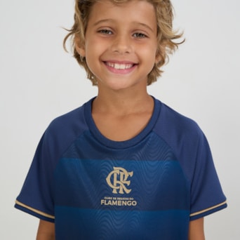 Camisa Flamengo Frequência Azul - Infantil