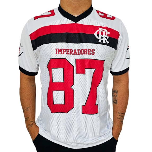 Camisa Flamengo Imperadores 87 Branca - Masculino
