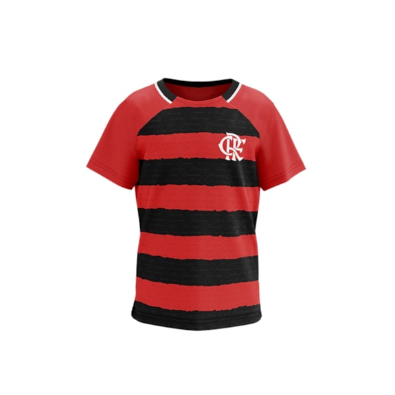 Camisa Flamengo Manto Vermelho Braziline - Infantil