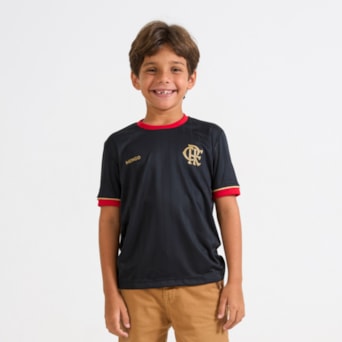 Camisa Flamengo Mistura Preto - Infantil