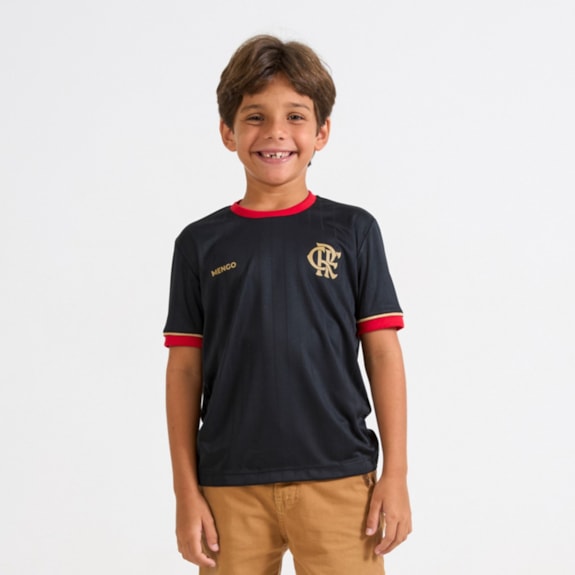 Camisa Flamengo Mistura Preto - Infantil