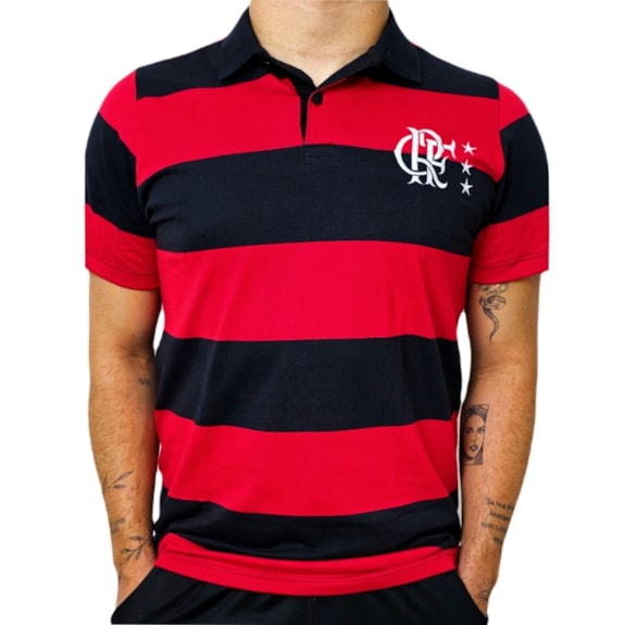 Camisa Flamengo Polo Control Braziline - Masculino