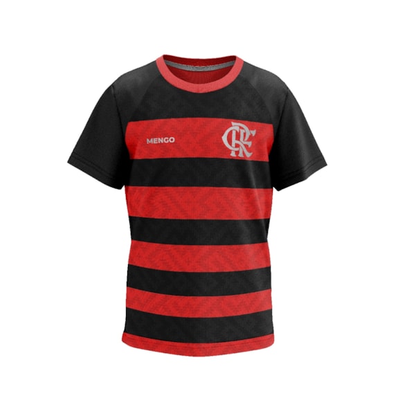 Camisa Flamengo Principia Rubro Negro - Infantil