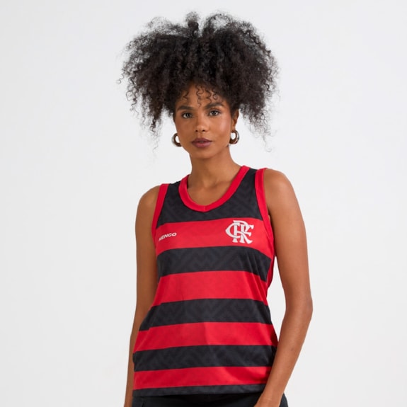 Camisa Flamengo Regata Nos Rubro-Negro - Feminina