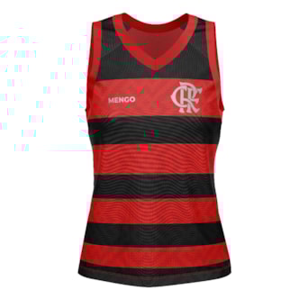 Camisa Flamengo Regata Nos Rubro-Negro - Feminina